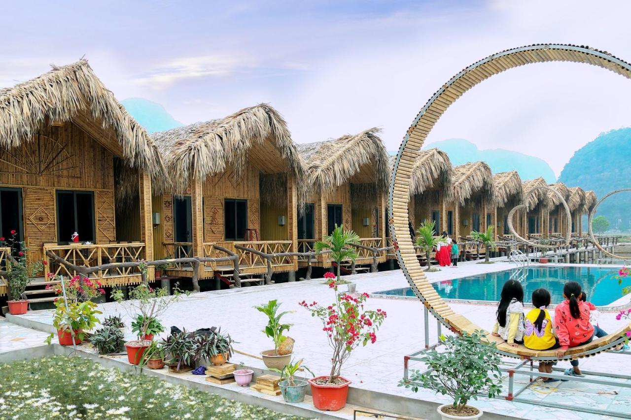 Hang Mua Lotus Homestay Ninh Bình Exteriör bild